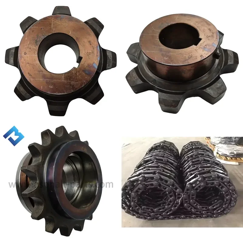 

2026 Hot Item High Quality BF800C Paver Parts 8 Teeth 3693000 Sprocket Chain Gear for BMG PAVER BF800C Asphalt Paver Conveyor