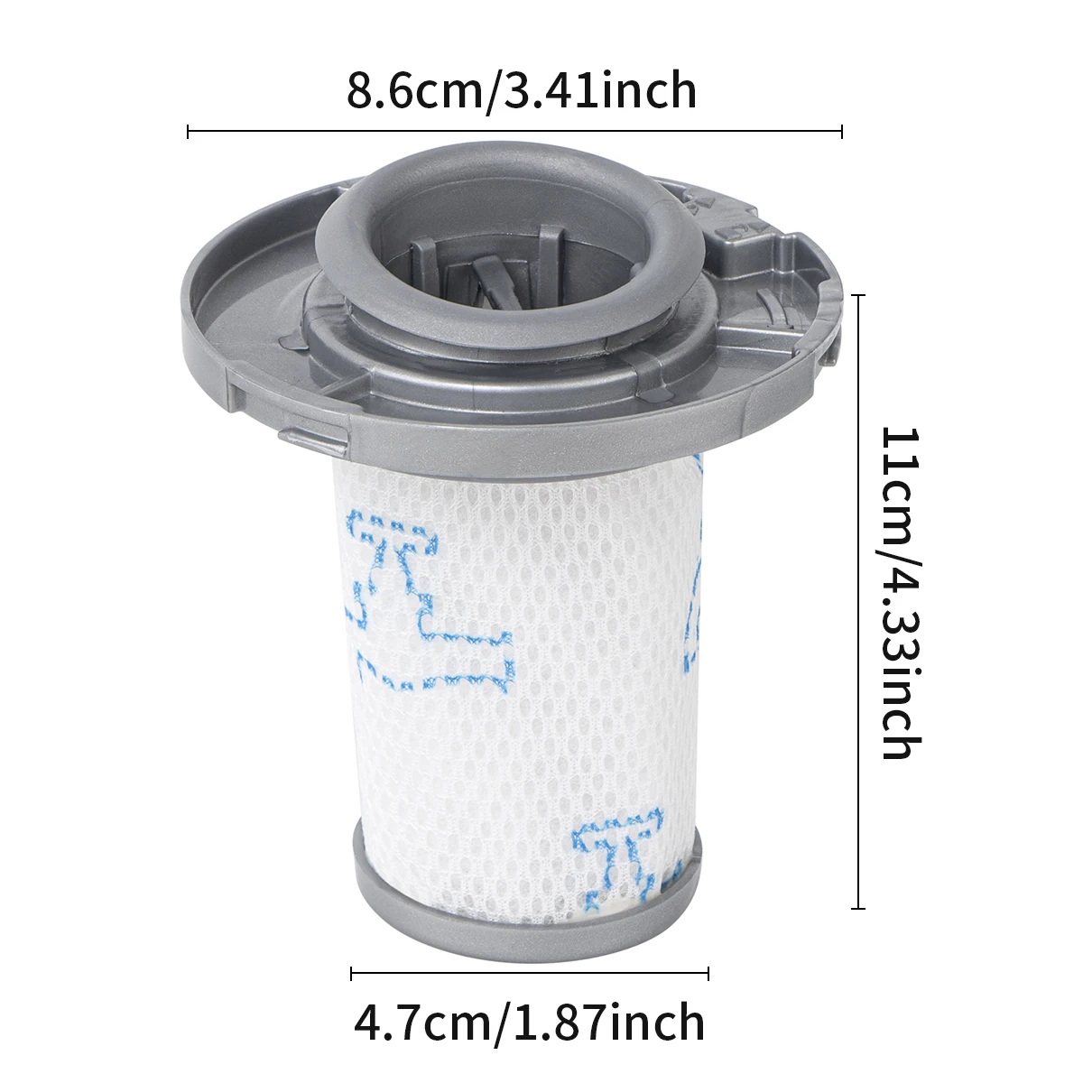 HEPA Filter For Rowenta X-Force Flex 8.60 RH9611 RH9637 RH9677 RH9680 Vacuum Cleaner, X-PERT 6.60 RH6821 RH6878 RH6838 ZR009006