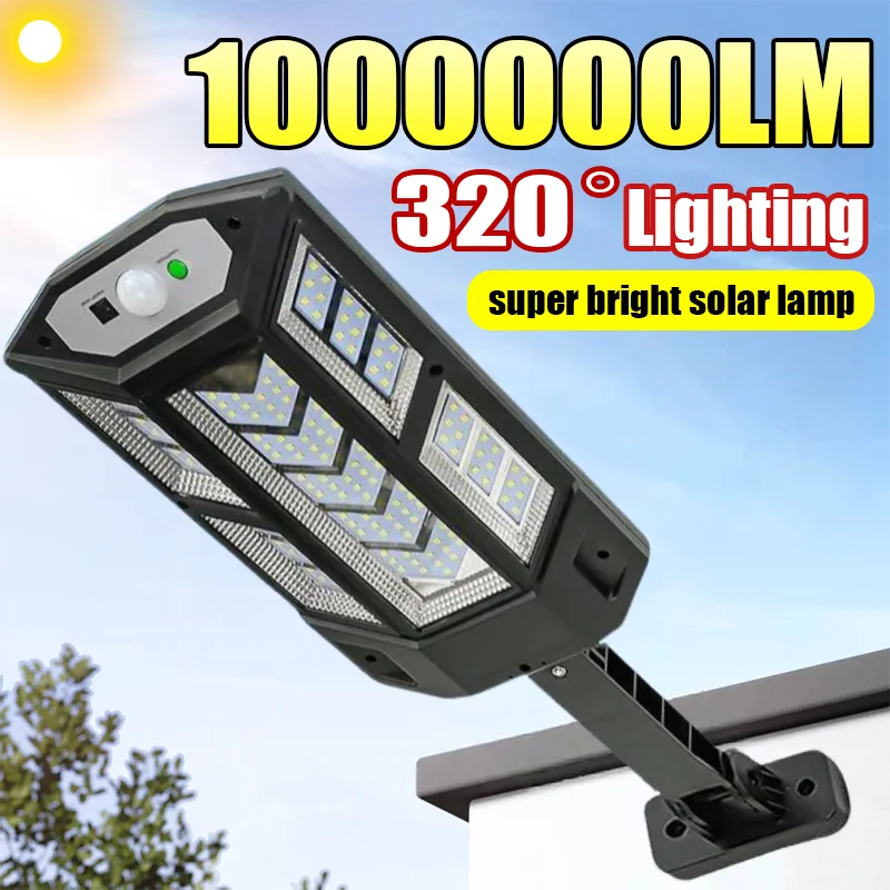 

Powerful 400W Super Bright Solar Light High Power Street Light Outdoor Motion Sensor Solar Led Lamp Garden Spotlight Wall Light