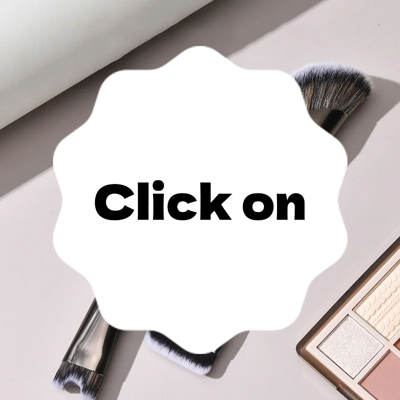 Multifunctionele make-upborstel met dubbele kop Poederblusherborstel Foundationborstel U-vormige neusschaduwcontourborstel Schoonheidstool