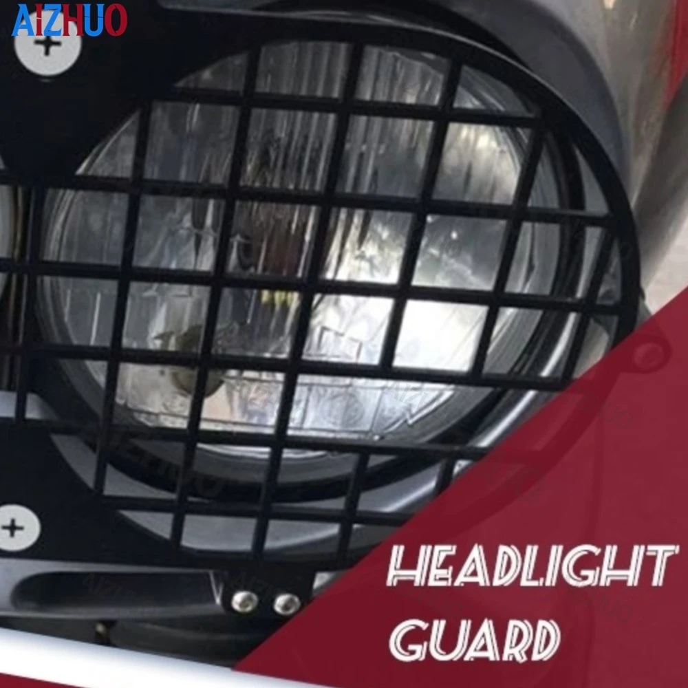 

XRV 750 For Honda XRV750 AfricaTwin 2002 2021-1996 1997 Africa Twin Motorcycle Headlight Guard Grill Cover Head Light Protector