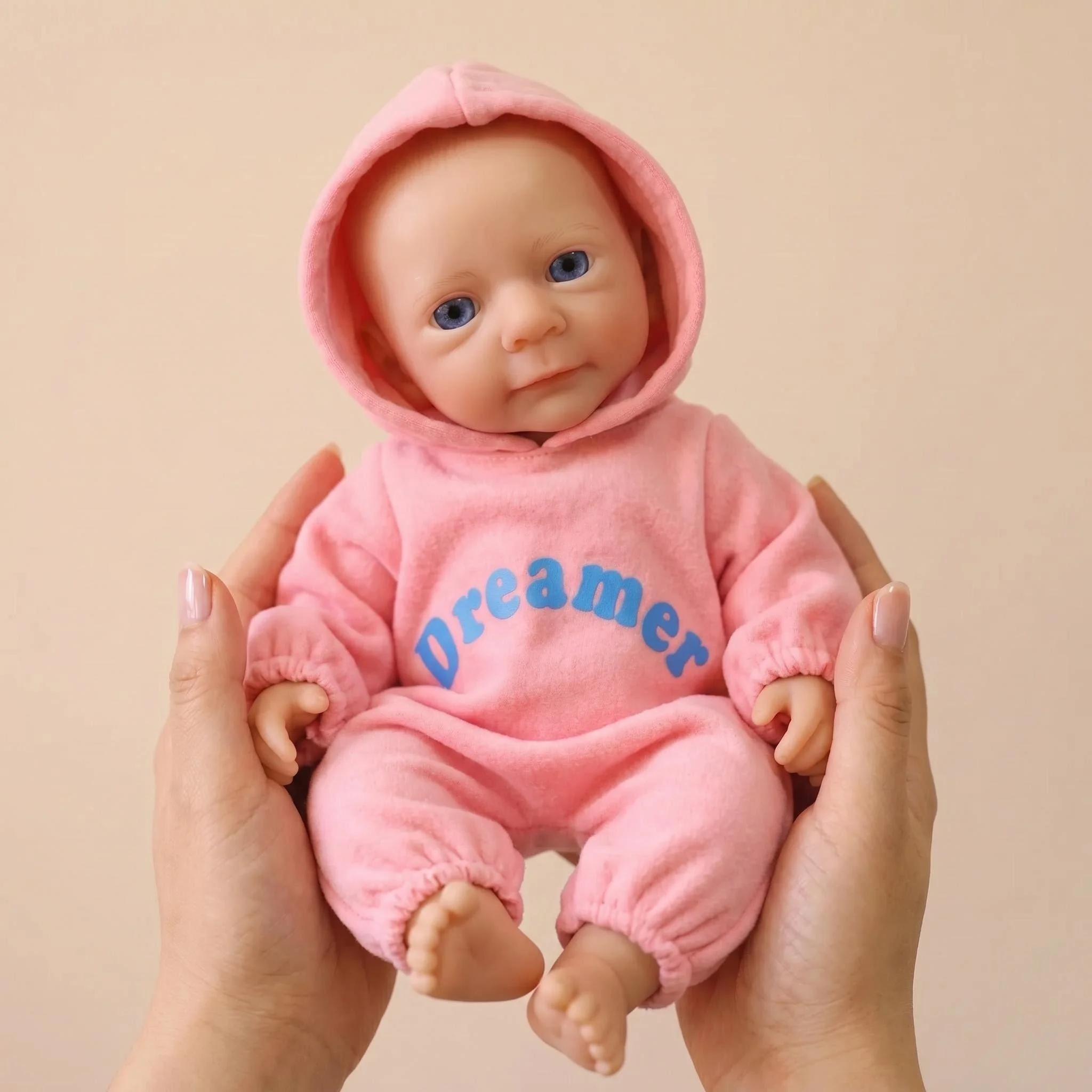 12-inch-flexible-elastic-solid-platinum-silicone-art-doll-premie-baby-felicia-collectible-gift-with-random-pacifier-and-bottle