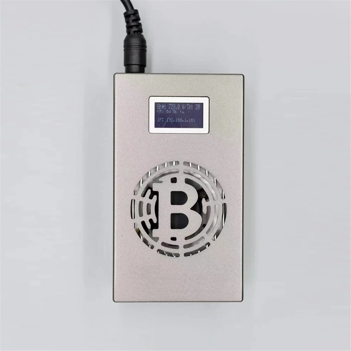 Bitcoin 500G/S BM1366 Asic Chip Mini macchina mineraria silenziosa per criptovaluta con alimentatore Spina americana
