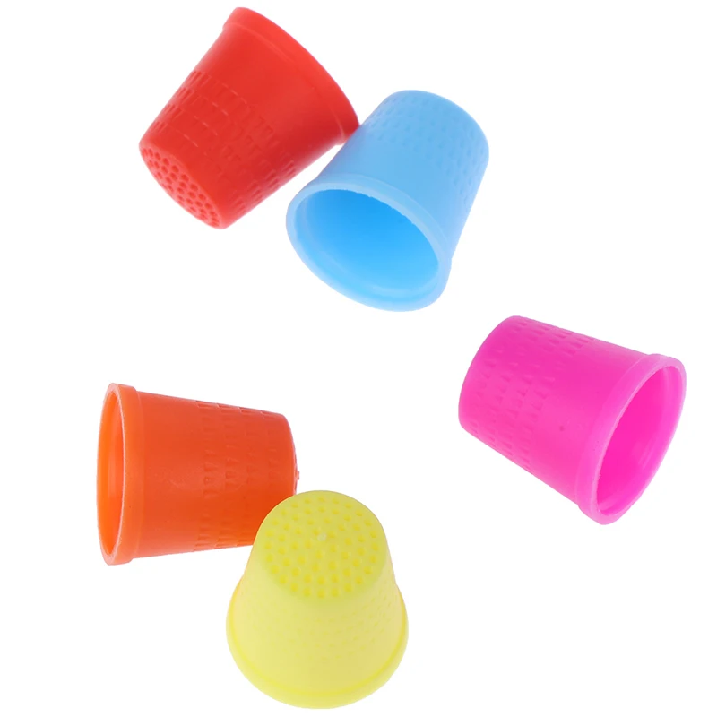 5Pcs Household Sewing DIY Tools Ring Thimble Finger Protector Craft Accessories