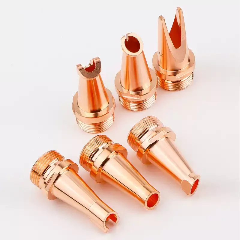 Suplaser Gefasst Laser Welding Wire Feed Nozzle AS-12 BS-16 M16 Anti-splash Copper Nozzles For Relfar CQWY SUP23T BW101 HW980