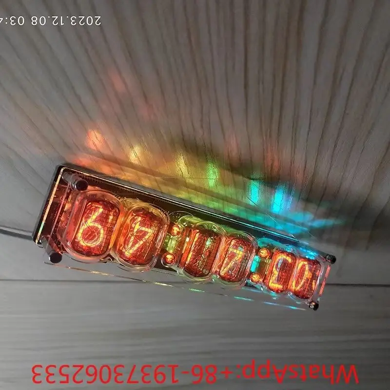 6-Bit IN-12 Glow Tube Clock IN12 Nixie Clock