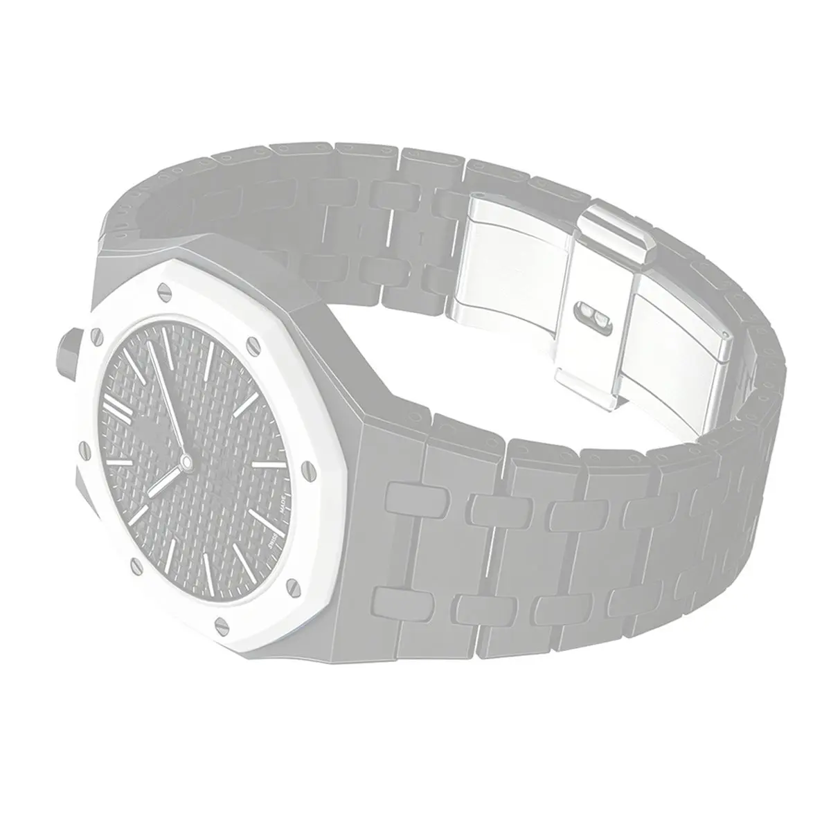 Ceramic Strap for AP Royal for Pocket Watch Changer to Wristwatch Band Modification Wirstband Bioceramic