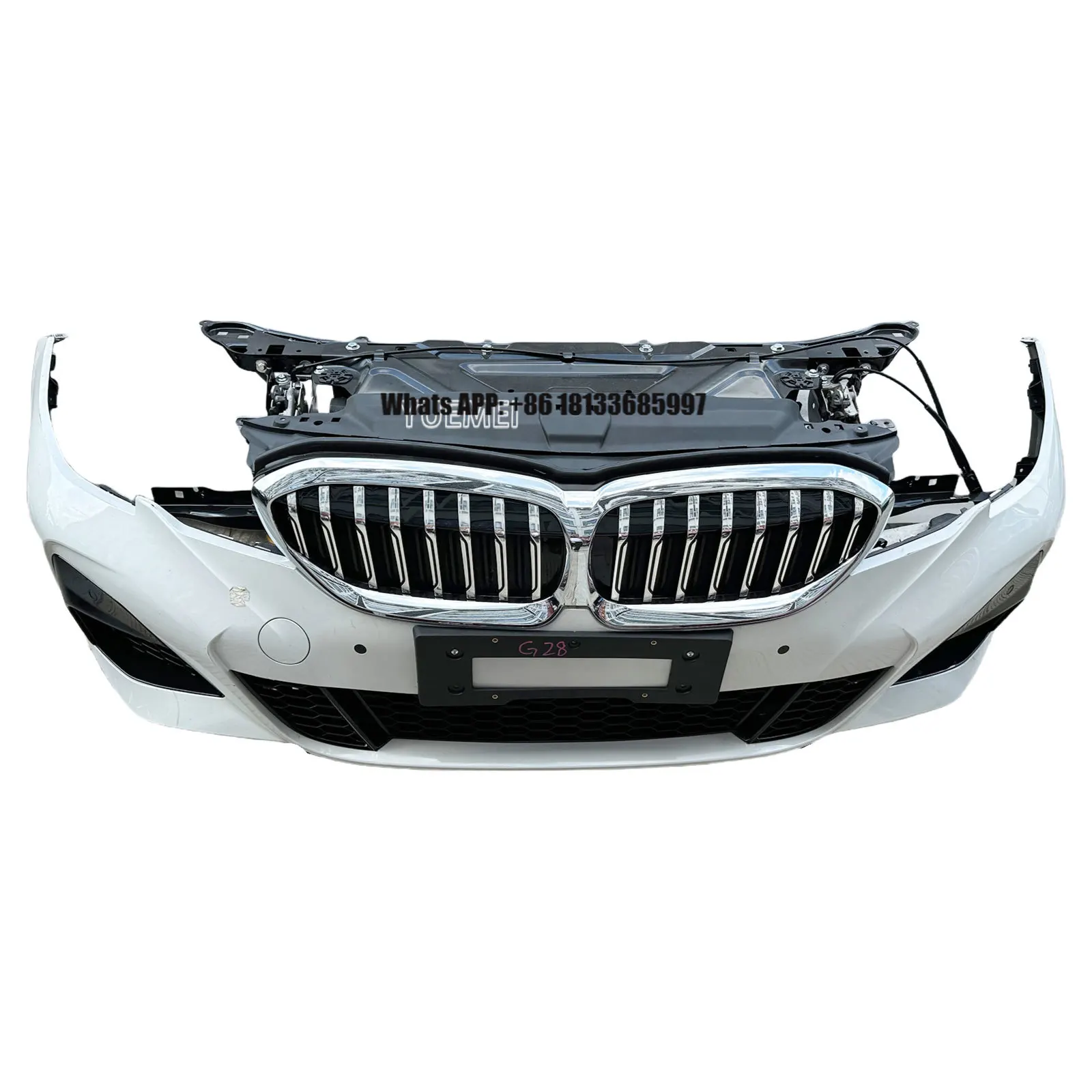 

Высококачественный передний бампер для BMW 3 серии G20, оригинальный, с решеткой радиатора, комплект обвеса