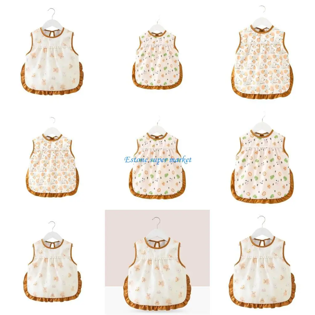 

090b Бэби и малыш кормление фартука вода для водонепроницаемости нагрудна на шейный дизайн легко чистый