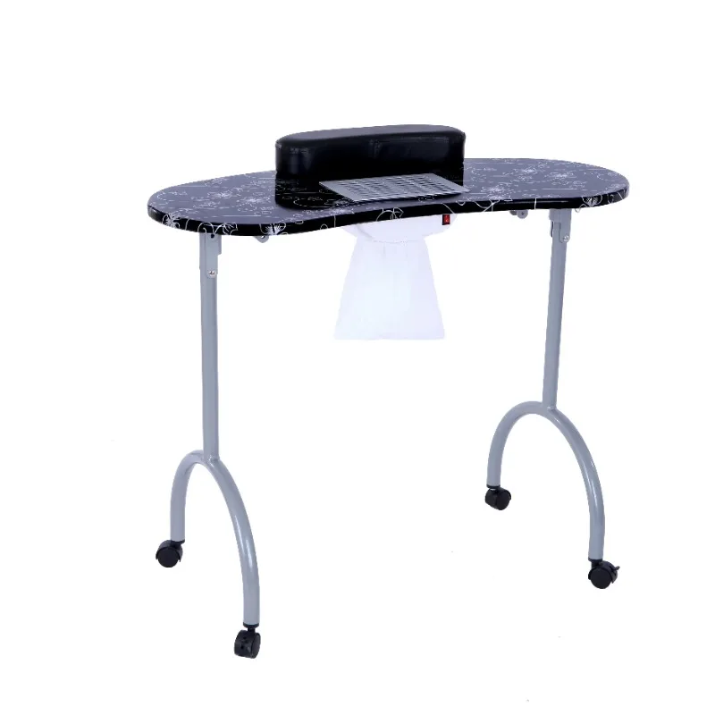 Kalolary Portable Folding Station Desk Movable for Home Spa Beauty Salon nail salon Manicure Table