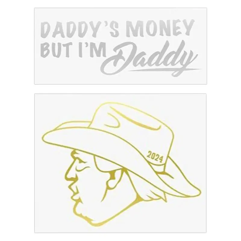 

Car Stickers Window Cowboy Bumper Decal Waterproof Scratch Resistant Car Body Decorative for SUVs RVs Laptops Walls Cars Trucks