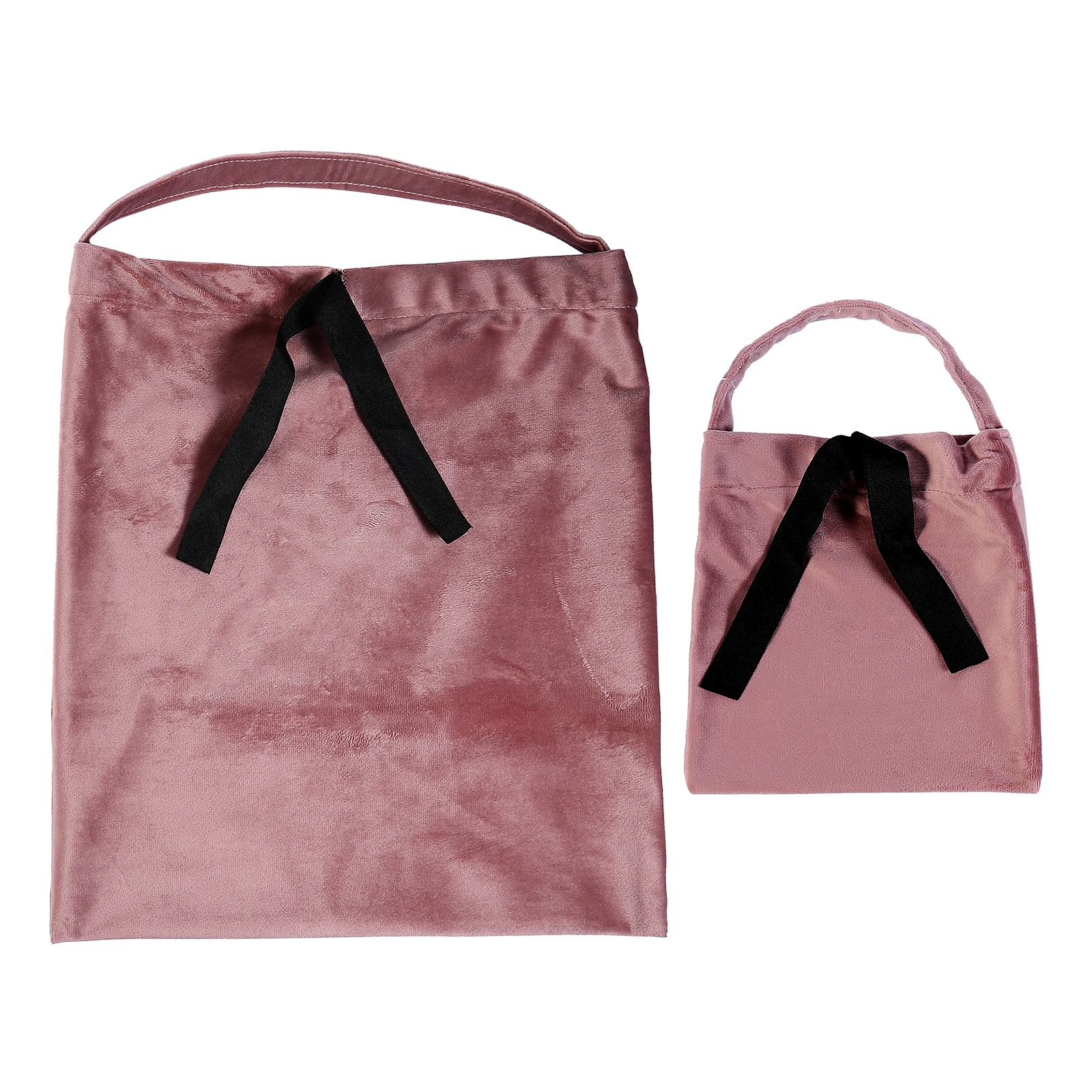 

2Pcs Drawstring Bag Practical Polyester ganizer Pouch Rope Travel Toiletry Fits Suitcase Makeup Tools