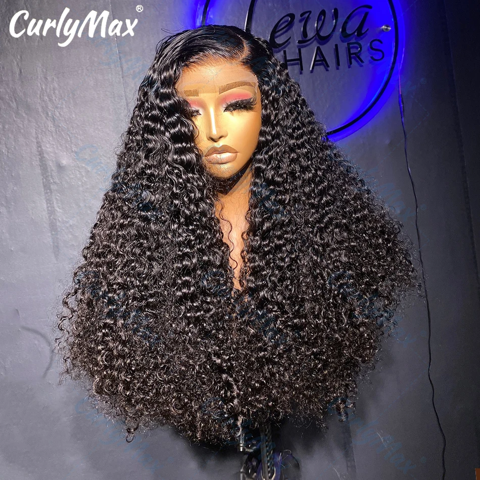 220% 13x6 Loose Deep Wave Transparent Lace Front Wig For Women 30Inch 13x4 Brazilian Short Curly Bob Human Hair Lace Frontal Wig