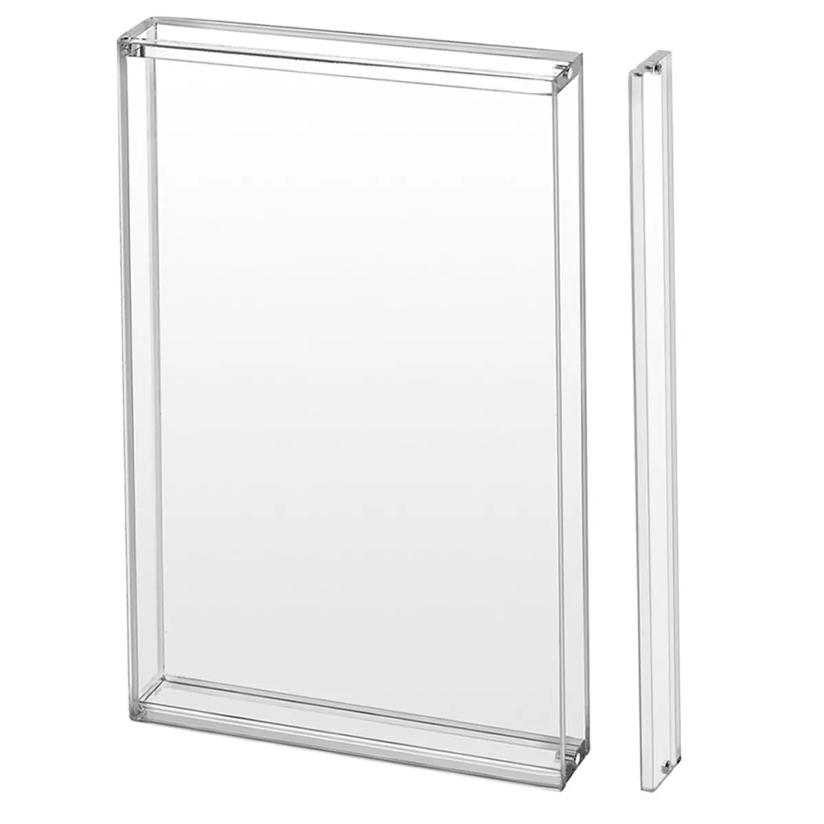 A49T Magnetic Acrylic Protective Case for 2 Game Cards High-Transparency Dustproof Game Card Display Case