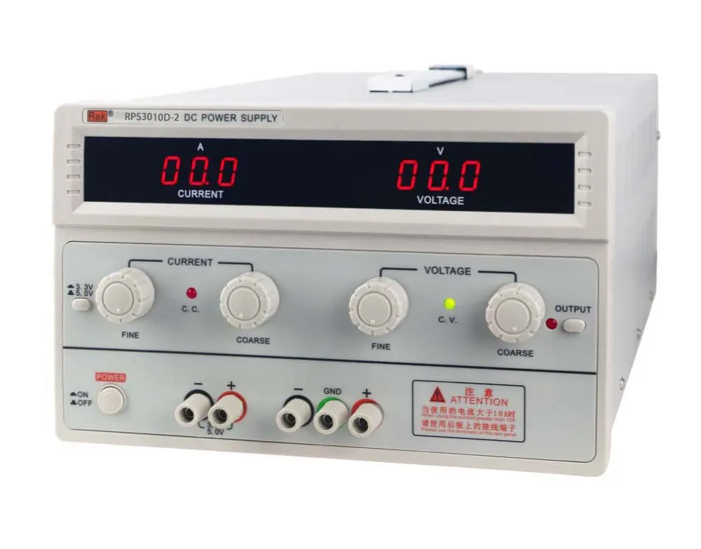 RPS3010D-2 Linear DC Regulated Power Supply Adjustable 0-30V 0-10A