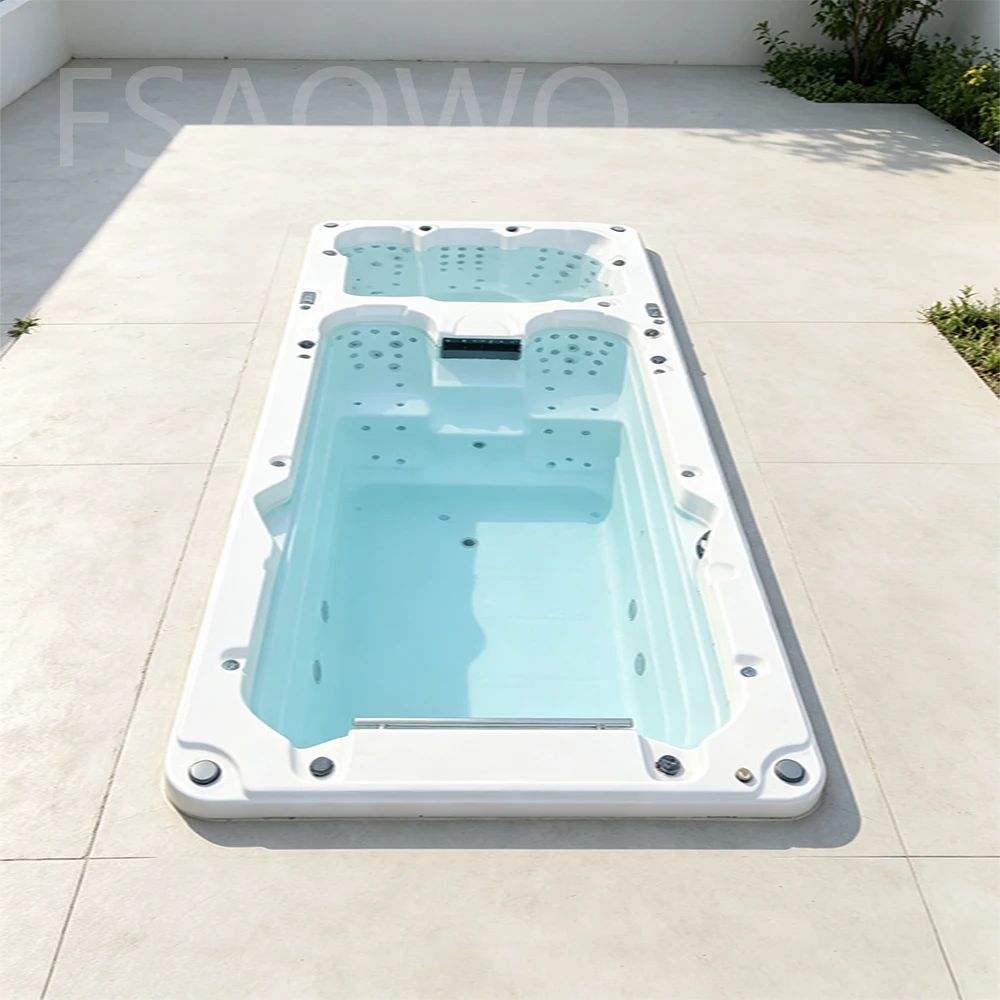 Hot Tube for Outside Jakuzi Factory Tub  Price 5.5m Swim Spa Outdoor Hot Tub Spa Jacozi Endless Spa Pool Integrated Jacuzziss
