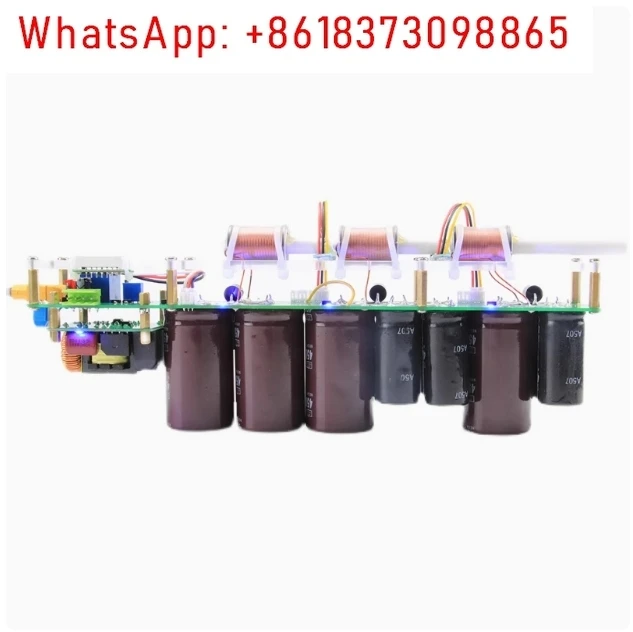 A Simple Multi stage DIY Assembled coilgun with Integrated Electromagnetic Gun BBC