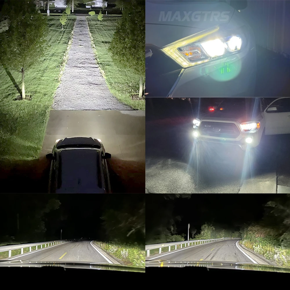 جديد MAXGTRS 30000LM H4 LED أضواء لمبة 9003 HB2 LED المصابيح الأمامية عالية ومنخفضة شعاع مع مروحة لاسلكية 110 واط كشافات السيارة 12 فولت