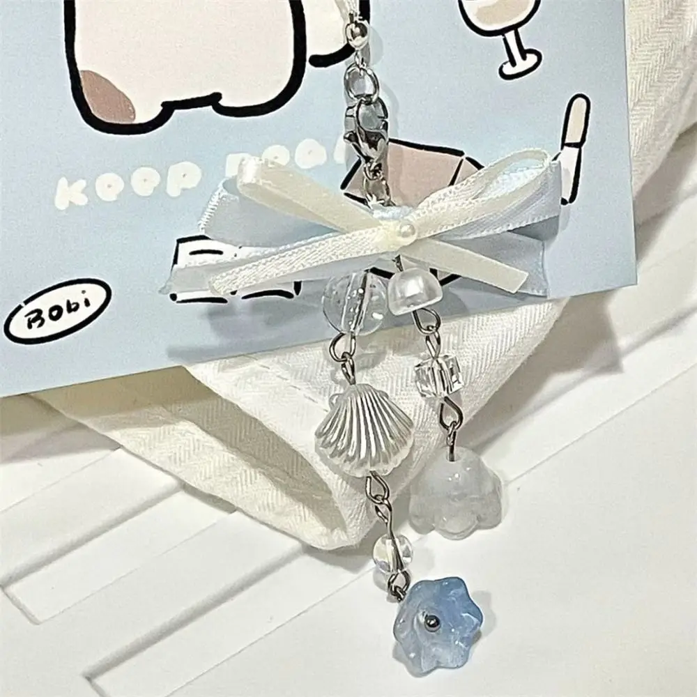 

Mobile Accessories Sparkling Y2K Phone Charms Pendant Knotbow Beaded Phone Lanyard Keycord Anti-Lost Phone Chain Jewelry Gifts