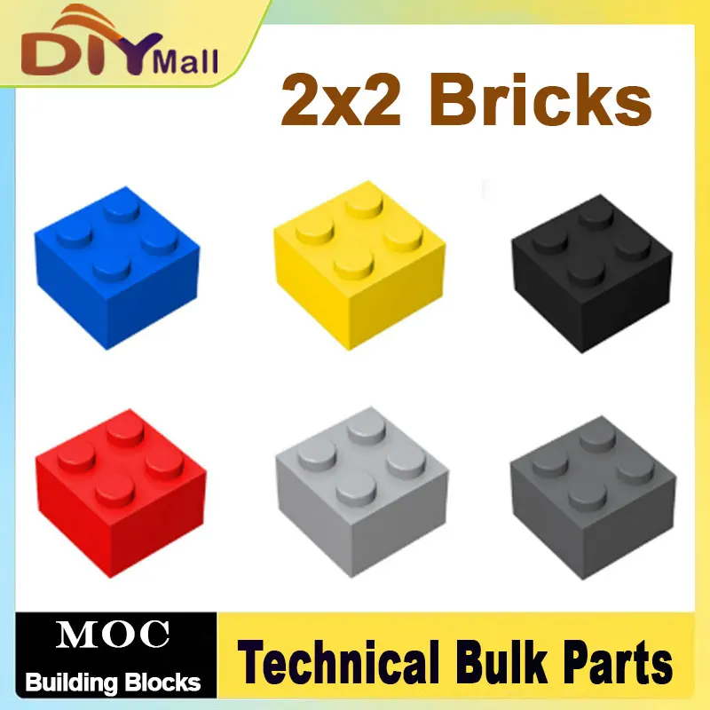 

10PCS 2X2 Classic Building Bricks 3003 Educational Construction Toy For Kids Creative Play STEM Learning Activity Set