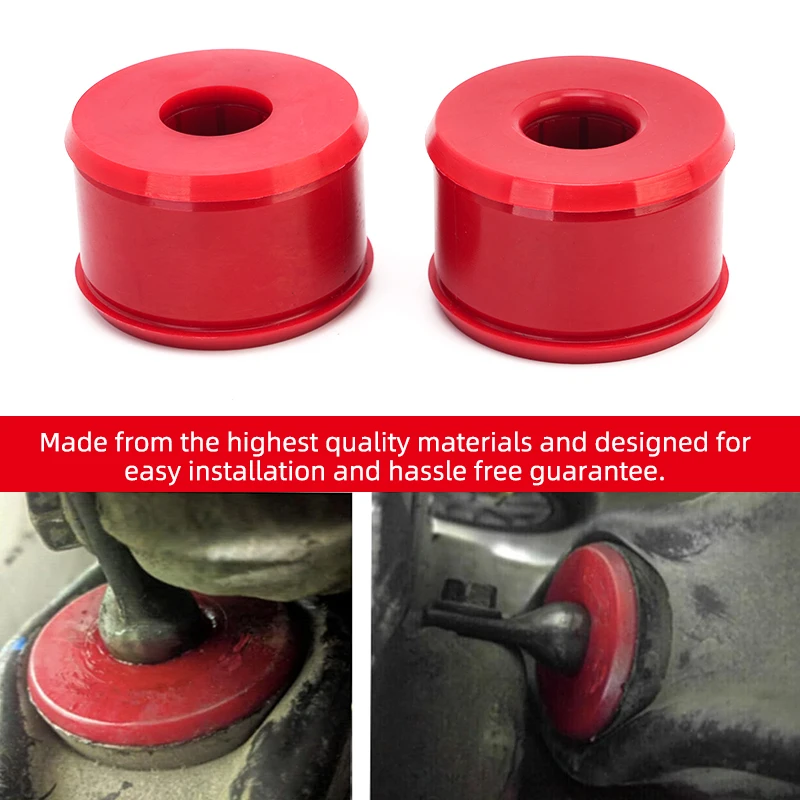 16.7106R Suspension Rear Trailing Arm Bushings For Honda Civic 1988-2000 For Integra 1994-2001 Red Rubber