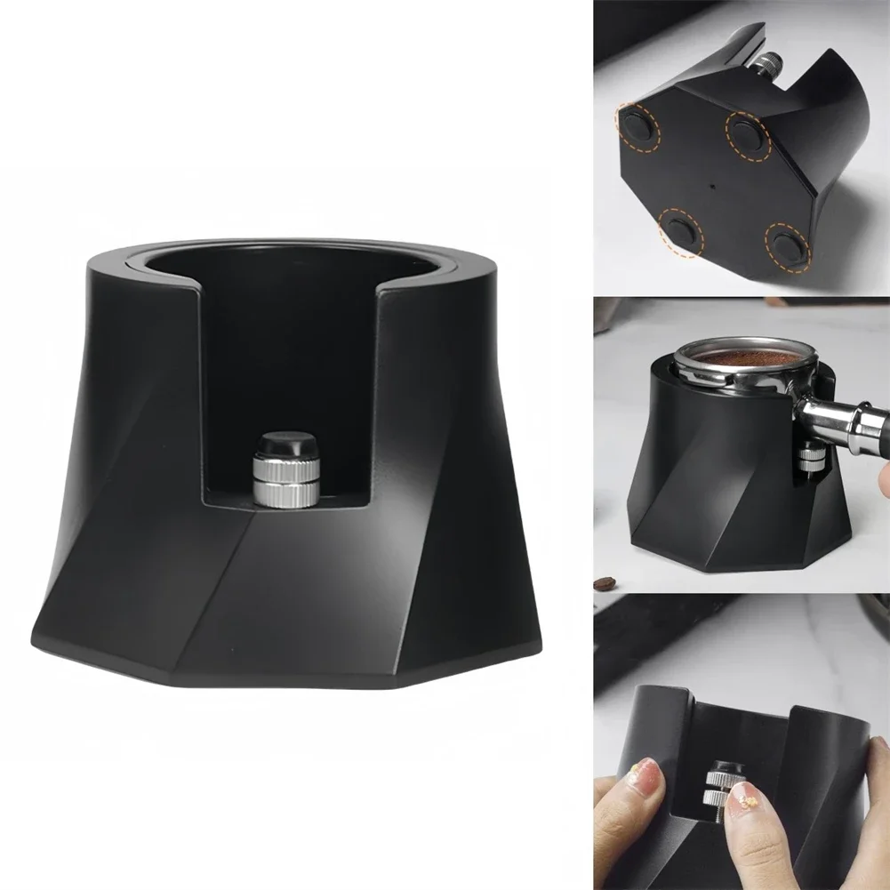 

51/53/58mm Espresso filter holder Portafilter coffee holder stand Rest Holder Adjustable Coffee Tamper Station For Kitchen