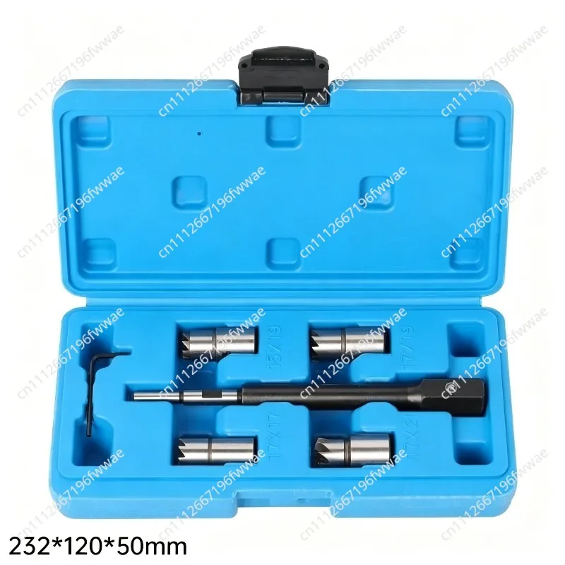 8/11/17pcs Car   Injector Seat Cutter Nozzle Car Reamer Carbon Remover Clean Repair Tool Automotive Accessories