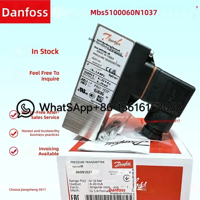 Danfoss MBS5100 Pressure Transmitter 060N1034 060N1035 060N1036 060N1037 060N1038 060N1039 060N1005 060N1008 060N1004