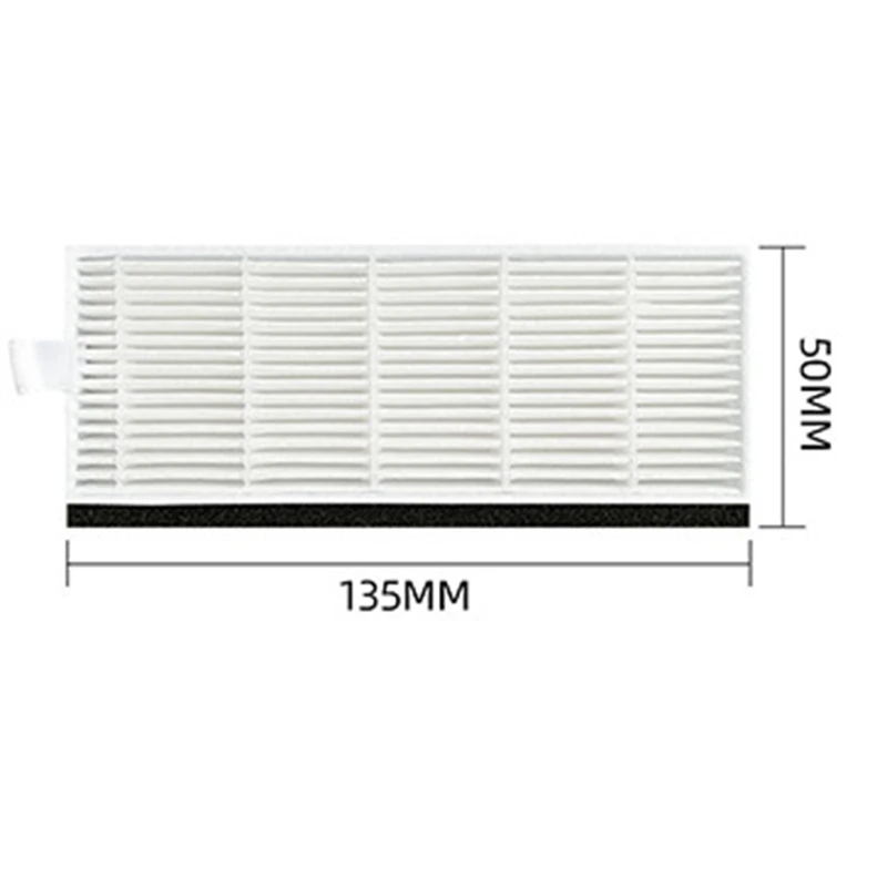 Rouleau de filtre HEPA pour aspirateur robot 360 C50, brosse latérale principale, vadrouille, chiffons de gril, accessoires