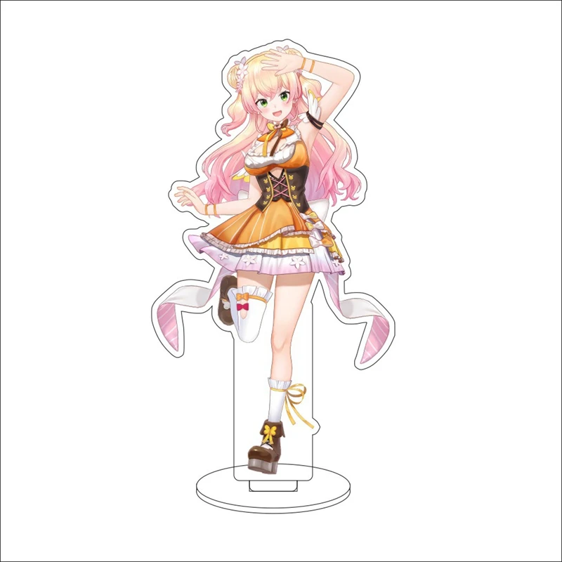 YouTuber La+ Darknesss Hololive Inugami Korone Anime Acrylic Figure Stand Model Desk Decor Ornament Cartoon Keychain Collection view 4