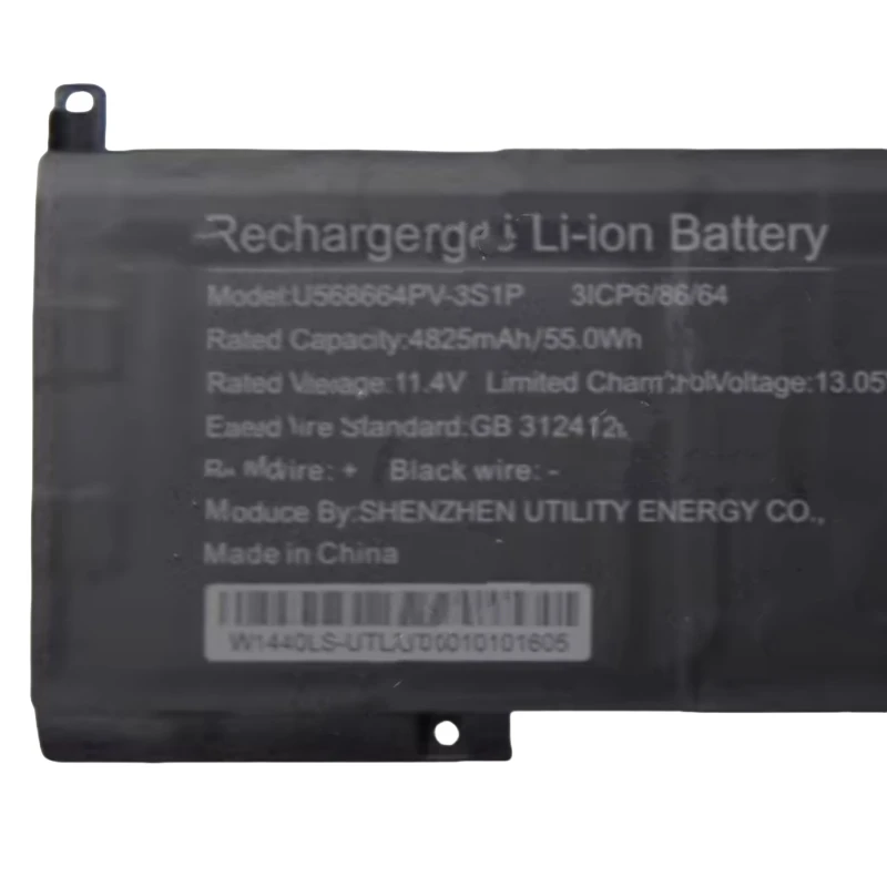 RozFaro U568664PV-3S1P 537077-3S W14143TS 11.4V 4825mAh 55Wh Laptop Battery For Portatil Alurin Zenith ALU-BARZN-I512-000-156