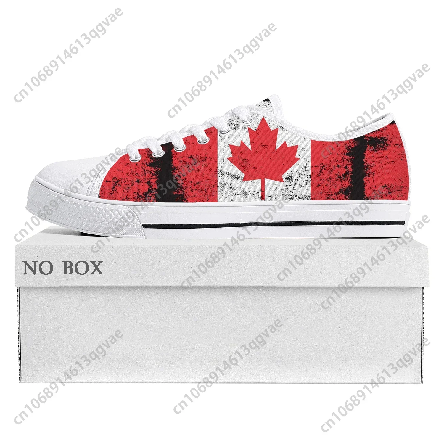 

Canadian Flag Low Top Sneakers Mens Womens Canvas Sneaker Canada Prode Casual Couple Shoes Custom Shoe