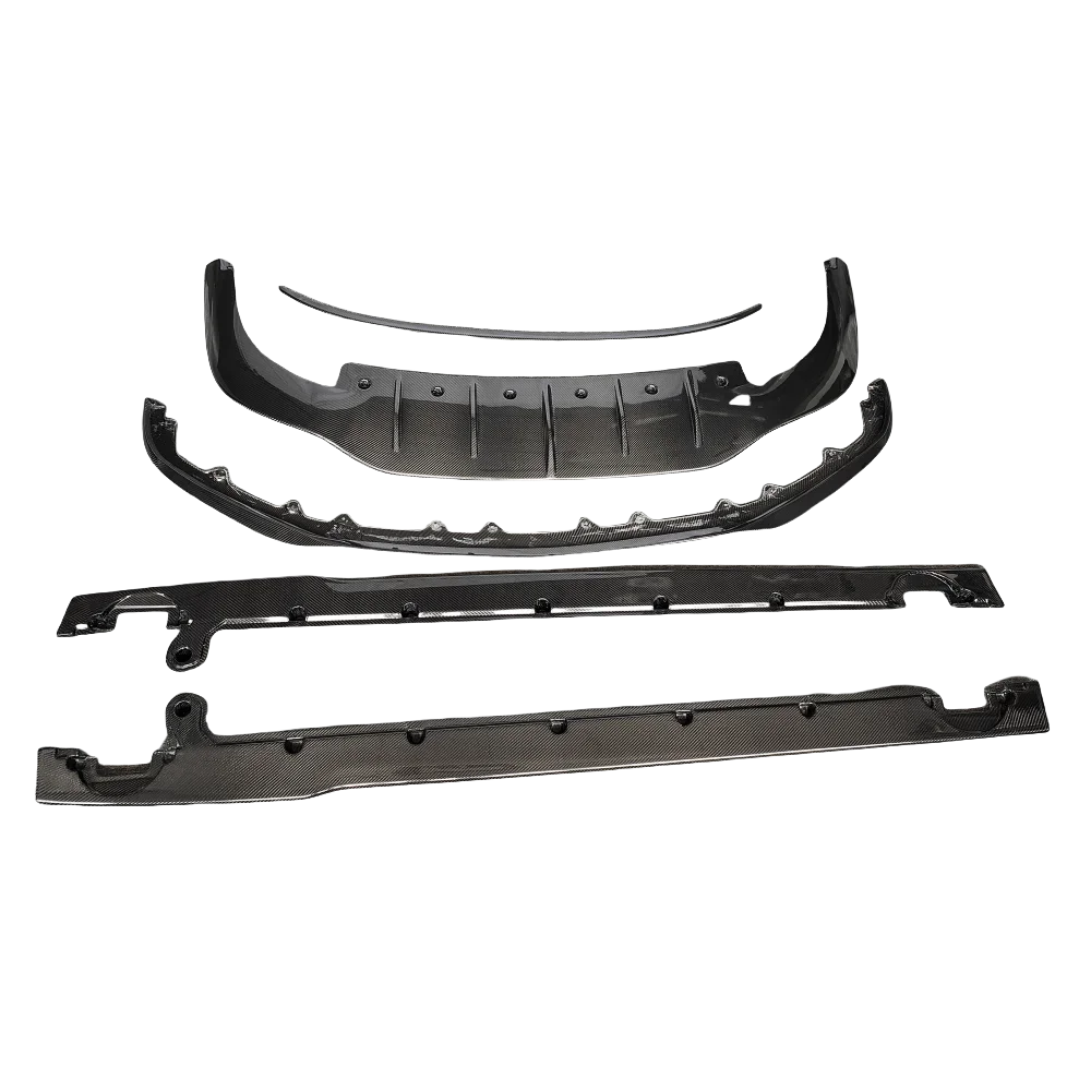 

New condition for the 2018 Bentley Continental GT W12 carbon fiber body kit front bumper lip side skirts rear diffuser spoiler