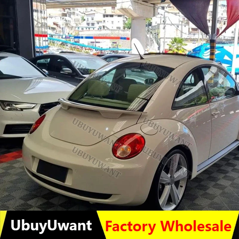 For 1998--2011 VW Volkswagen Beetle Rear Carbon Fiber Rear Trunk Roof Wing Spoiler Lip