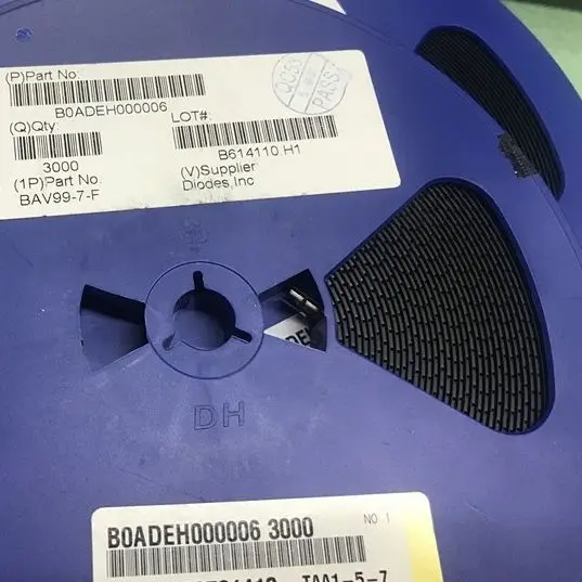 100pcs/lot New Original be of great Quality   BAV99-7-F BAV99  code： KJE Switching Diodes 1 PAir Series Connection