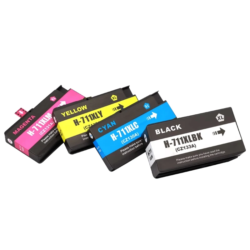 خرطوشة حبر متوافقة لـ HP 711 711XL لخرطوشة حبر بديلة HP711 للطابعة HP DesignJet T520 T120 T530 T130Inkjet