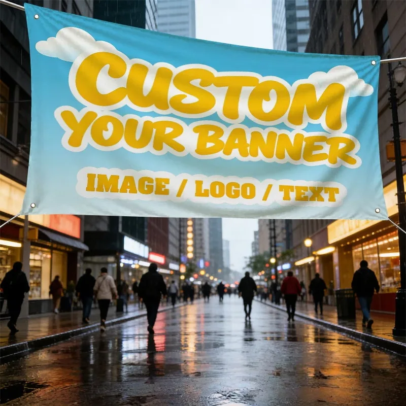 Custom Advertising Flags Adopt Brand-new Festive Designs Holiday Beautify Greatly Among The Public For Advertising Promotion