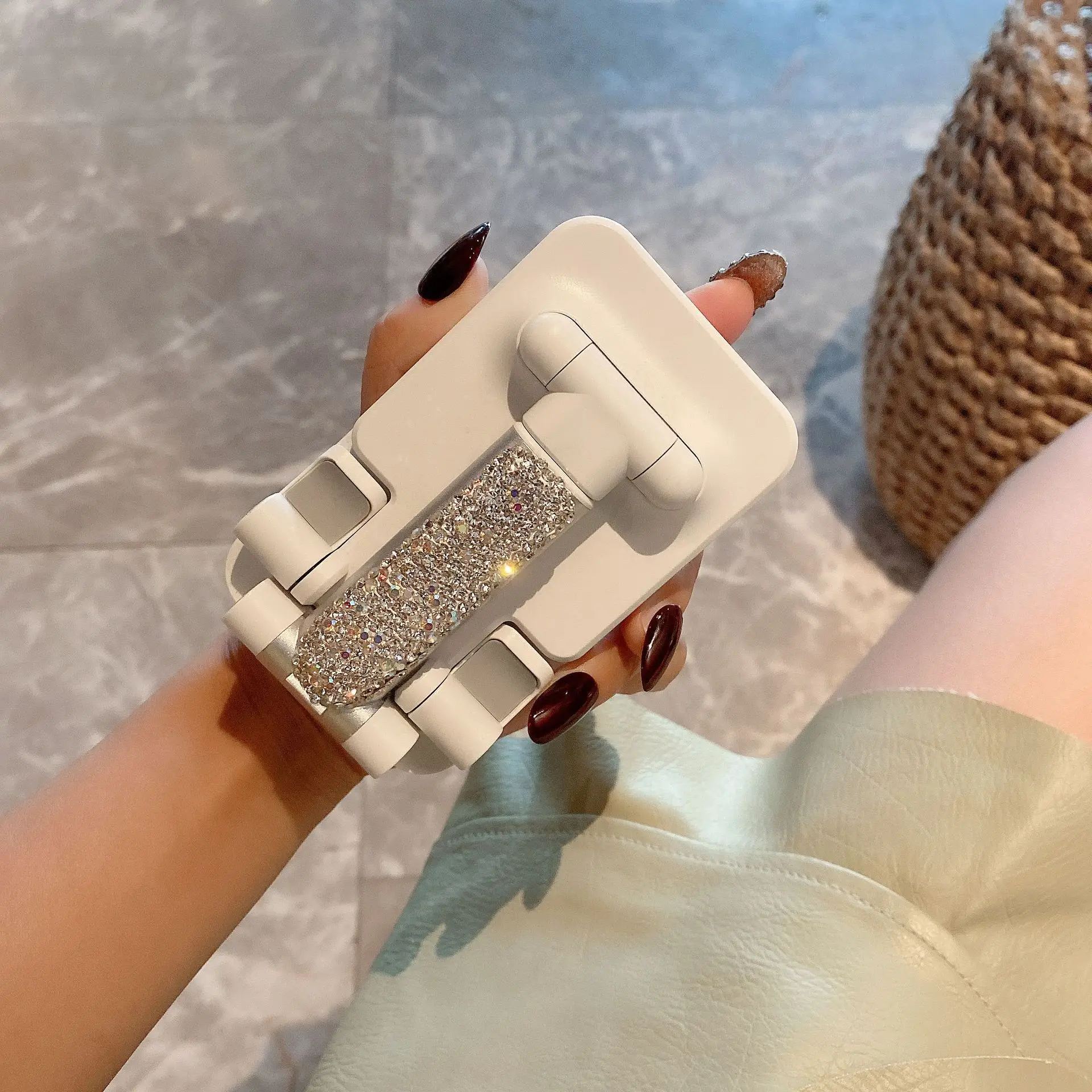 

Подставка для мобильного телефона с бриллиантами, прямая трансляция, подставка для мобильного телефона, планшета, универсальная, складная