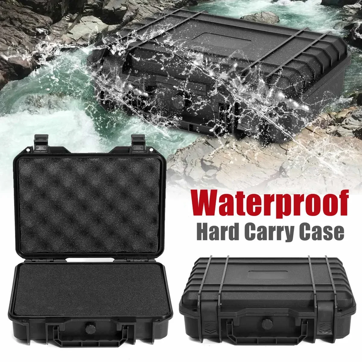 Professional Tools Organizer Box Shockproof Waterproof Plastic Suitcase Hard Case Large Tool Box Multifunctional Storage Case