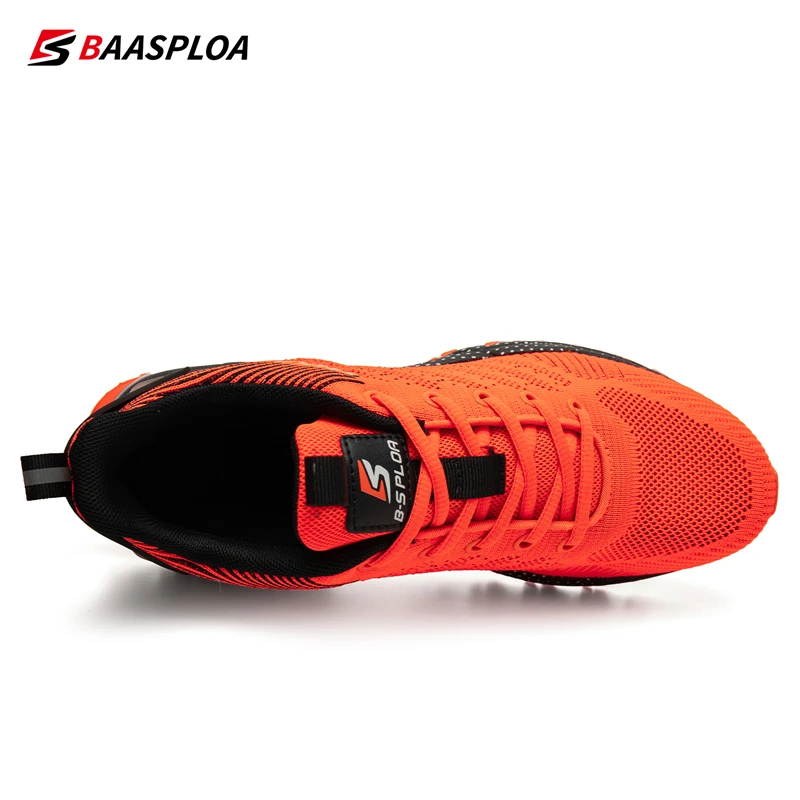 Baasploa New Running Shoes Men Casual Breathable Professional Training Shoes Male Lightweight Non-Slip Tennis Sports Shoes