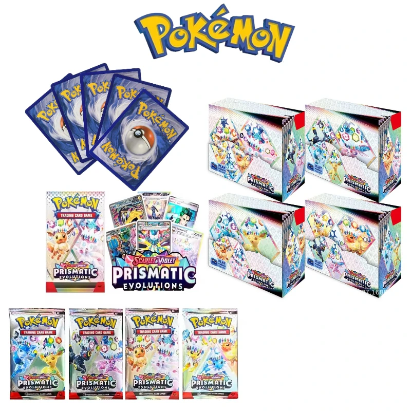 حار بيع 360 قطعة/المجموعة البوكيمون بطاقة السكارليت والبنفسجي 151 الأبيض مضيئة بريزم الإنجليزية الداعم معركة لعبة ببطاقات ورقية هدية للأطفال لعبة