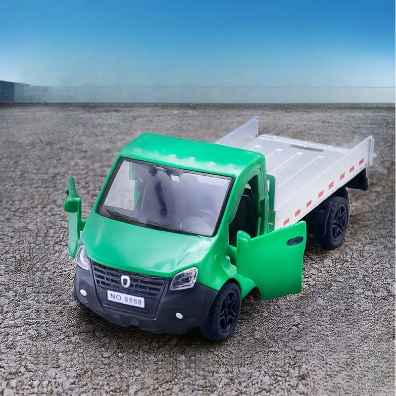 (bagged) 1/34 Alloy Model Pickup Truck 3 Open Simulation Children's Toy Car Transporter Delivery Truck Classic