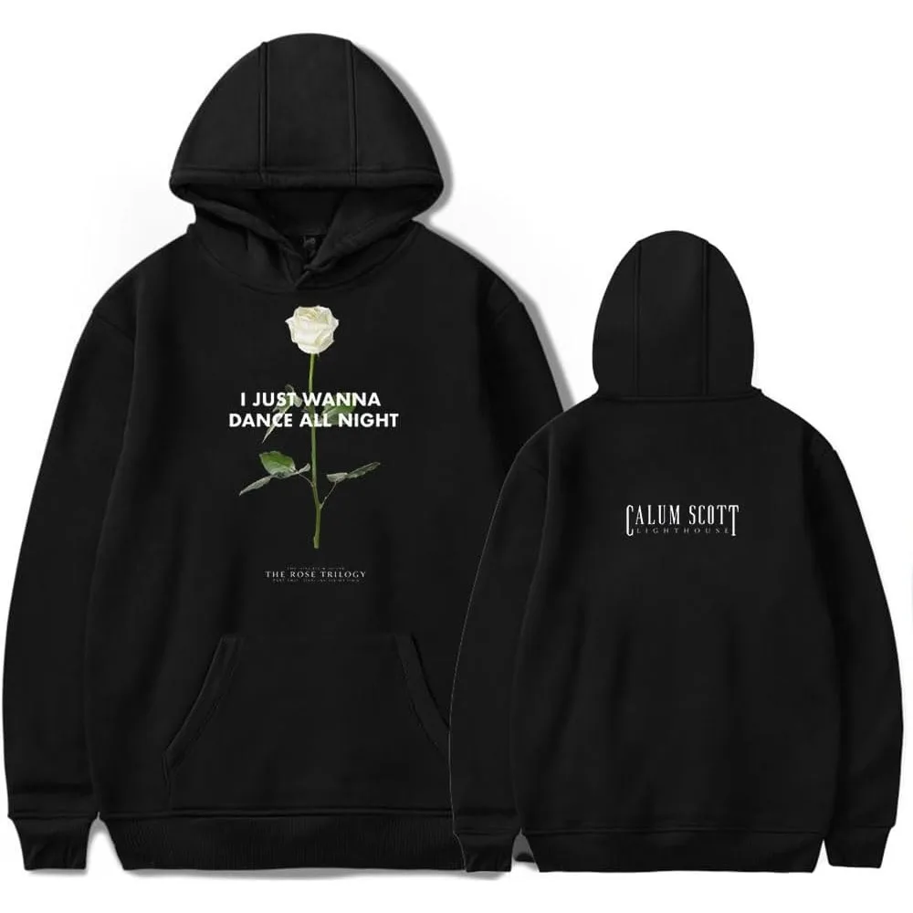 

Calum Scott Rose Merch Толстовка с капюшоном для женщин и мужчин Толстовка с длинными рукавами Модный пуловер Одежда