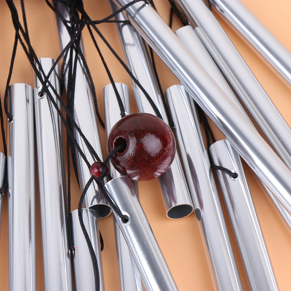 

Bronze Metal Hanging Wind Chime Multi-Pipe Anti-Rust Decorative Garden Porch Patio Calming Creative Home Wind Bell