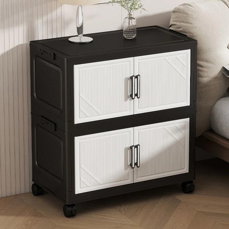 Thickened Multi-layer Storage Cabinet Home Living Room Mobile Organizer for Snacks Toys Miscellaneous Items Storage Cupboard image 5