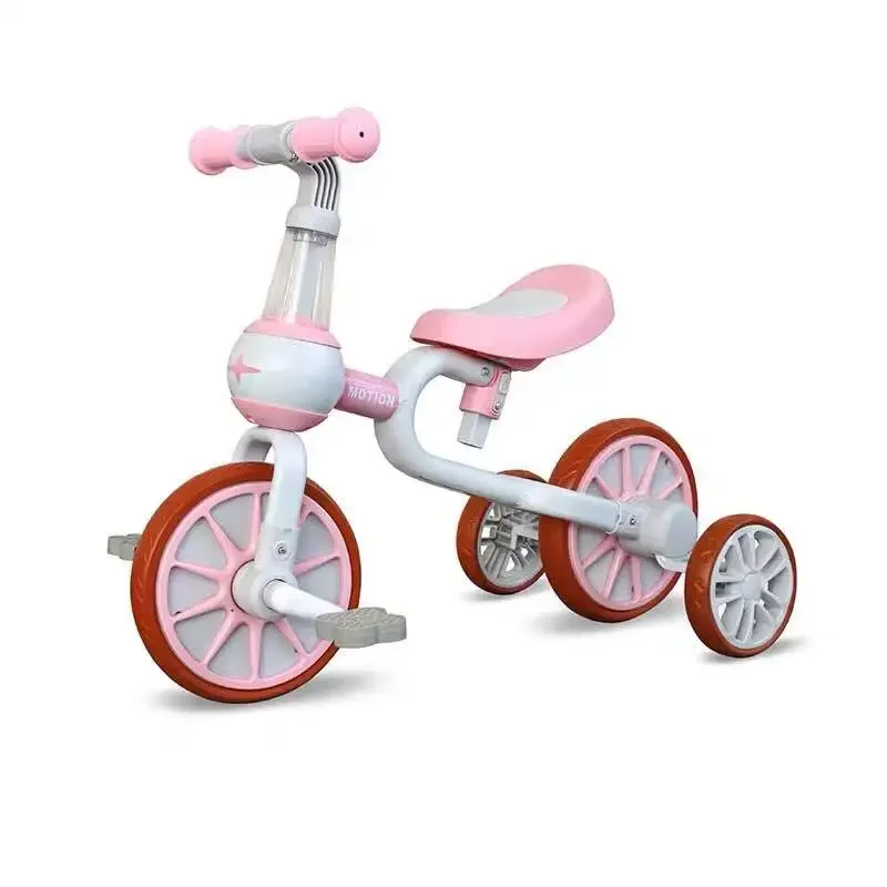 Kids Tricycles Gift for Boys Girls with Detachable Pedal and Training Wheels,Baby Balance Bike Trikes Riding Toys