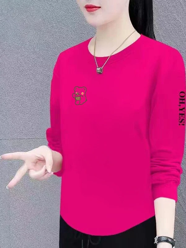 

Модная теплая футболка с длинным рукавом для женщин старшего возраста, в стиле «мамочка», премиум-качество, маленький размер, асимметричный дизайн