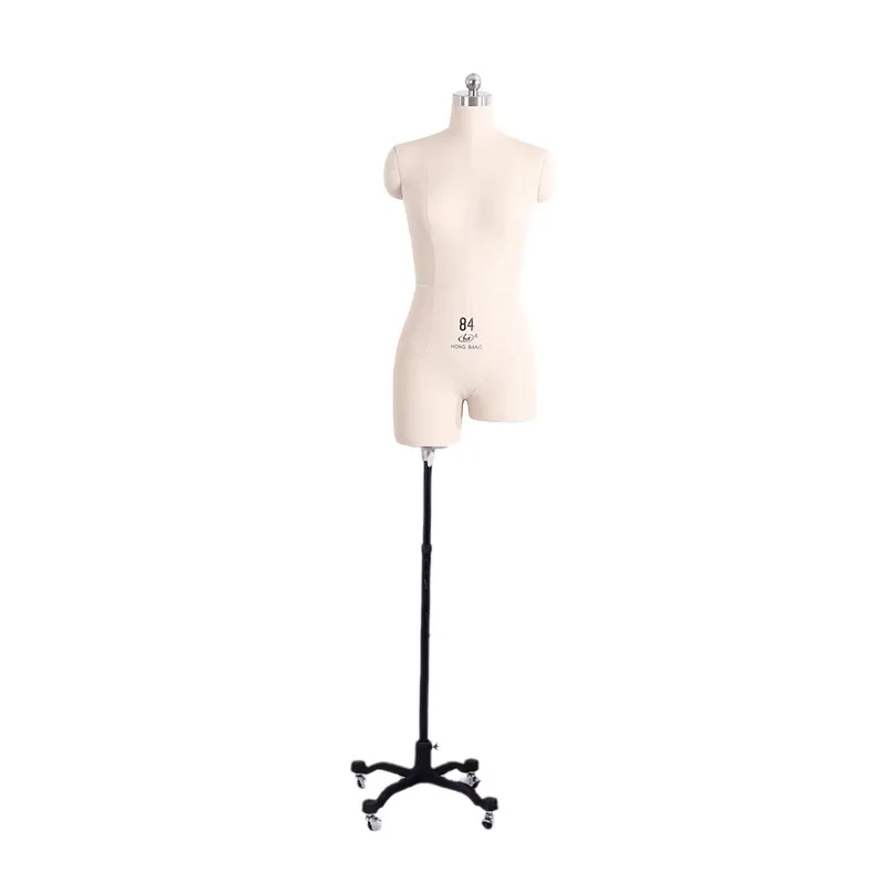 Human platform 84 with hip clothing vertical cutting Human platform three-dimensional cutting Female model proofing plate fittin