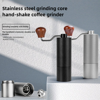 Professional Manual Coffee Grinder Upgrade Steel Core Portable Coffee Grinder Camping 5 Core Hand-cranked Home Coffee Machine