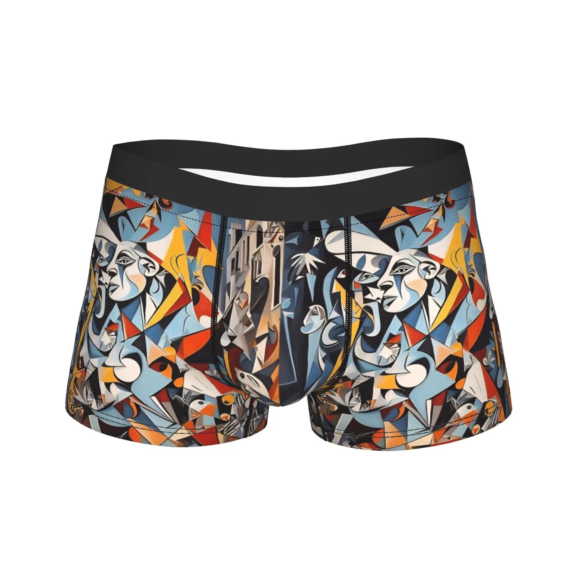 Pablo Picasso Cubist Complexity A Modern Tribute Boxershorts  Pouch Underwear Trenky Shorts Briefs Man Underpants Big Size 2XL